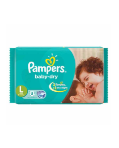 Pampers Baby Dry L (5pcs) - Pack of 3