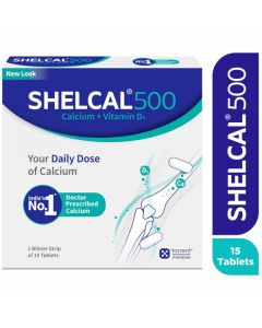 Shelcal 500 Calcium+Vitamin D3 Tablet