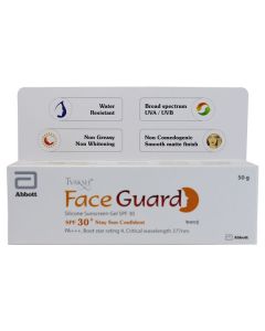 Tvaksh Face Guard Silicone sunscreen SPF 30+ GEL 50 gm