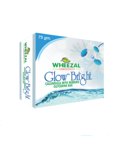 Wheezal Glow Bright Calendula with Berberis Glycerine Soap Bar 75 gm