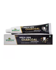 Wheezal Hekla Lava Charcoal Toothpaste 100 gm
