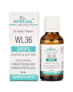 Wheezal Wl-36 Sciatica And Slip Disc Drops 30ML