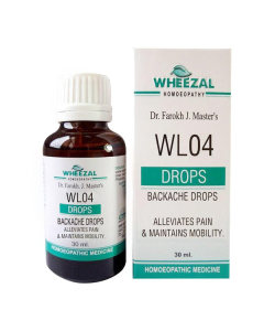 Wheezal Wl-4 Backache Drops 30ML