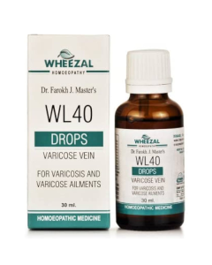 Wheezal Wl-40 Varicose Veins Drops 30ML