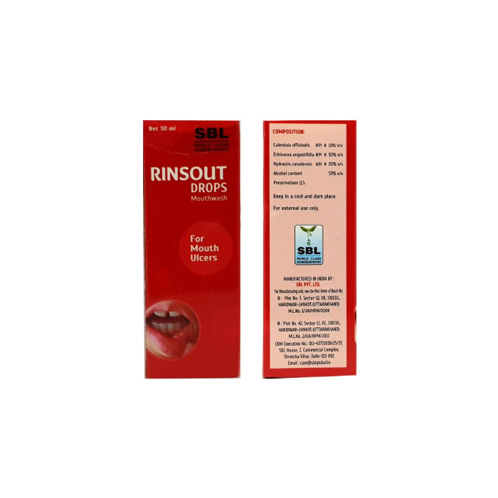 SBL Rinsout Drops 30 ml Multimedicos