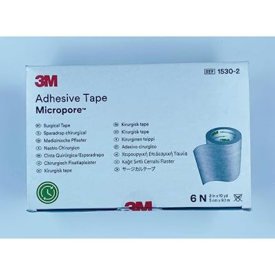 3M Micropore Tape (2") 5 cm x 9.14 m - Pack of 6