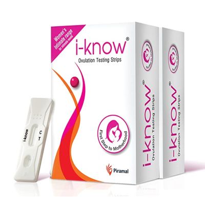 I-Know ovulation test kit for women planning pregnancy - 5 strips x Pack of 2