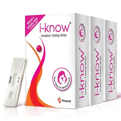 I-Know ovulation test kit for women planning pregnancy - 5 strips x Pack of 3