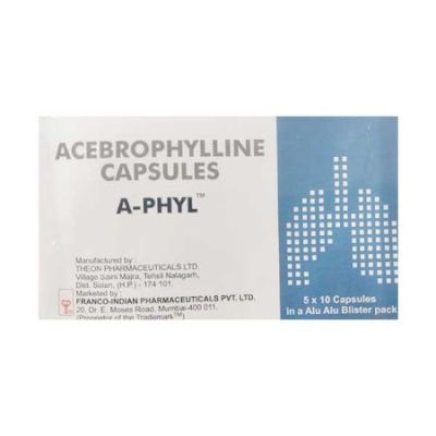 A Phyl 100mg Strip Of 10 Capsules