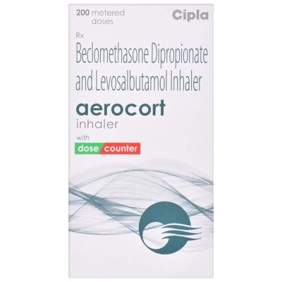 Aerocort 50/50mcg Cfc Free Box Of 200 Metered Dose Inhaler