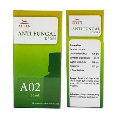 Allen A02 Anti Fungal Drops 30 ml