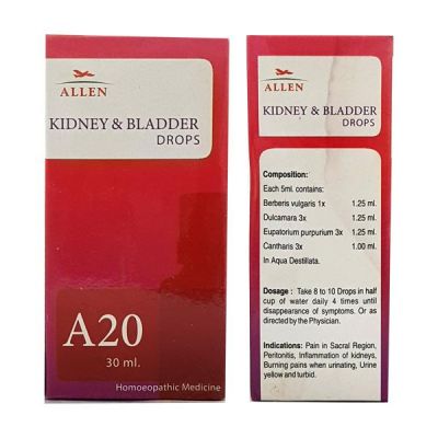 Allen A20 Kidney and Bladder Drops 30 ml