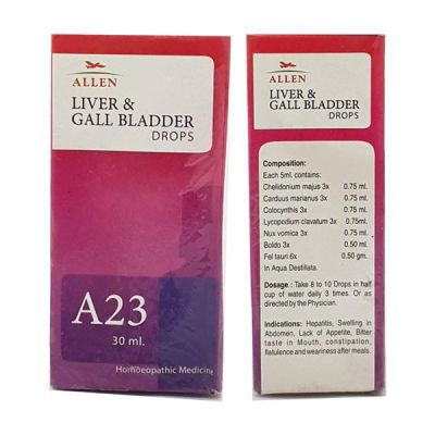 Allen A23 Liver and Gall Bladder Drops 30 ml