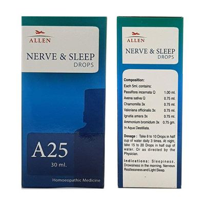Allen A25 Nerve and Sleep Drops 30 ml