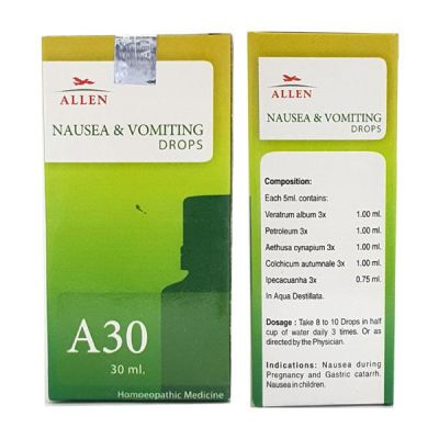 Allen A30 Nausea & Vomiting Drops 30 ml