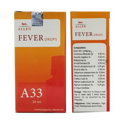 Allen A33 Fever Drops 30 ml