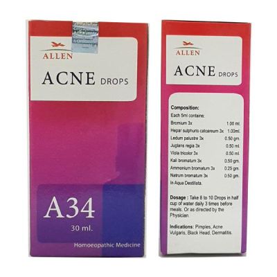 Allen A34 Acne Drops 30 ml