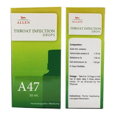 Allen A47 Throat Infection Drops 30 ml
