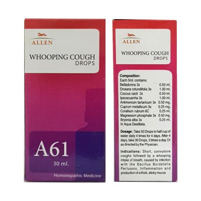 Allen A61 Whooping Cough Drops 30 ml
