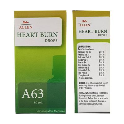 Allen A63 Heart Burn Drops 30 ml