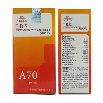 Allen A70 I.B.S.(Irritable Bowel Syndrome) Drops 30 ml