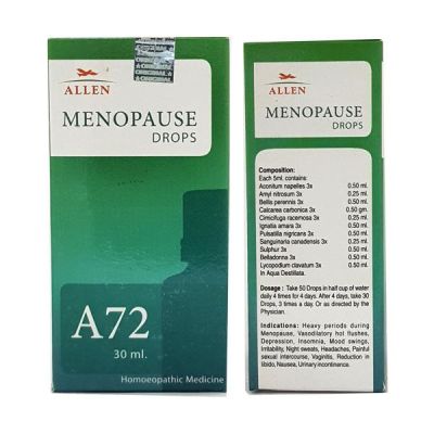 Allen A72 Menopause Drops 30 ml