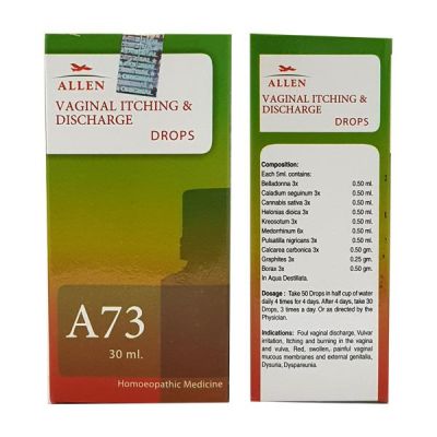 Allen A73 Vaginal Itching & Discharge Drops 30 ml