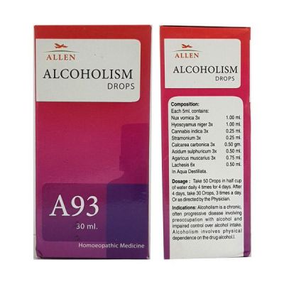 Allen A93 Alcoholism Drops 30 ml