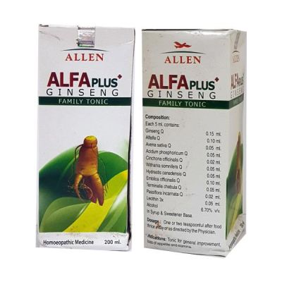 Allen Alfa Plus Ginseng Family Tonic 200 ml