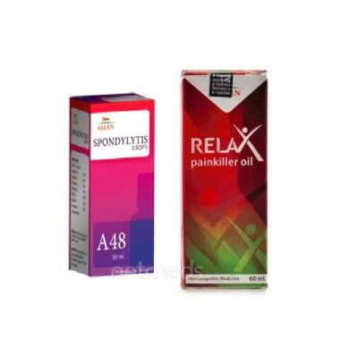 Allen Anti Spondylitis Combo Pack (A48 + Relax Pain Killer Oil)