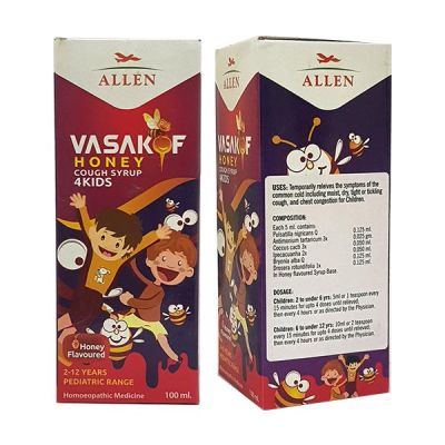 Allen Vasakof Honey Cough 4Kids Syrup 100 ml