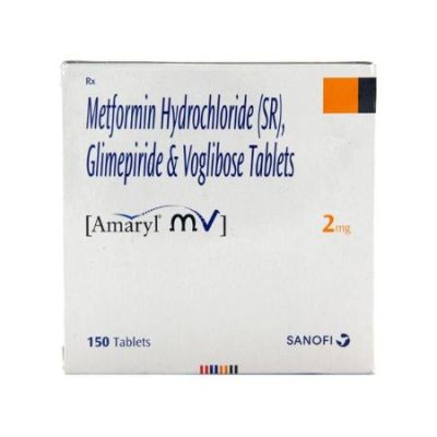 Amaryl Mv 2mg Strip Of 15 Tablets