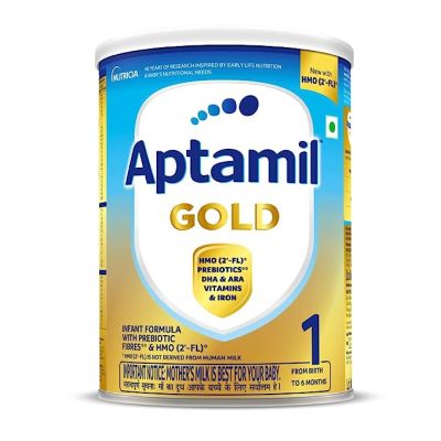 Aptamil Gold Infant Formula Milk Powder for Babies - Stage 1 (Upto 6 months) - Tin