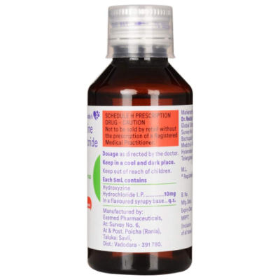 Atarax Bottle Of 100ml Syrup