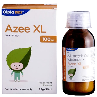 Azee Xl Pappermint Flavour Bottle Of 30ml Dry Syrup