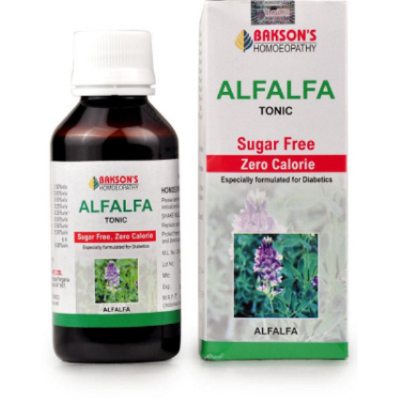 Bakson's Alfalfa Sugar Free And Zero Calories Tonic 115 ml