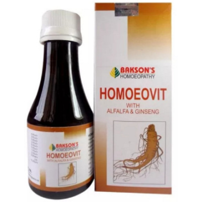 Bakson's Homoeovit With Alfalfa And Ginseng Syrup 115 ml