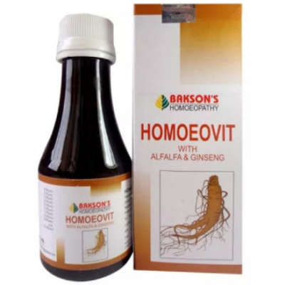 Bakson's Homoeovit With Alfalfa And Ginseng Syrup 225 ml