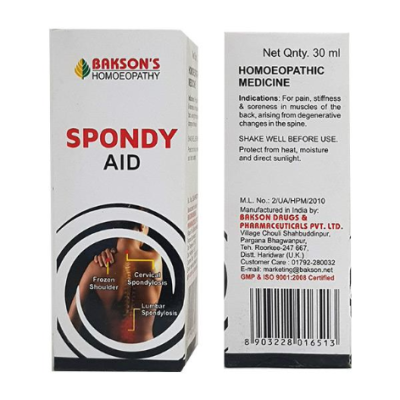 Bakson's Spondy Aid Drops 30 ml