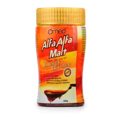 Bjain Omeo Alfa Alfa Malt Energy Booster 250 gm