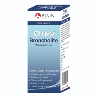 BJain Omeo Broncholite Medicated Syrup 100 ml