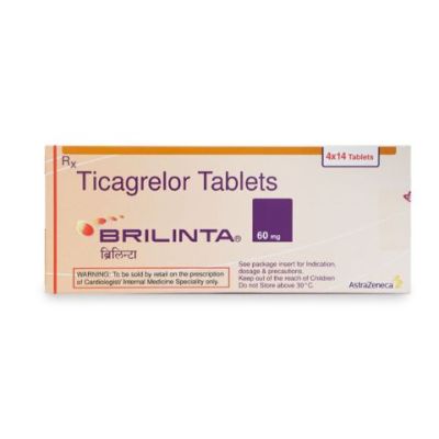 Brilinta 60mg Tablets 14'S