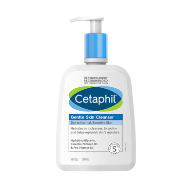 Cetaphil Gentle Skin Cleanser For Dry to Normal - Sensitive Skin 500 ml