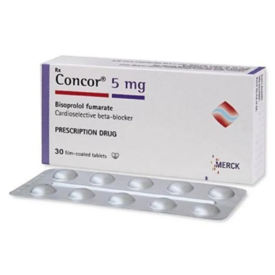 Concor 5mg Strip Of 10 Tablets