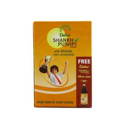 Dabur Shankh Pushpi Syrup 225 ml