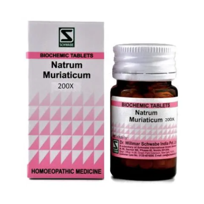 Dr. Willmar Schwabe Natrum Muriaticum 200X Tablet 20 gm