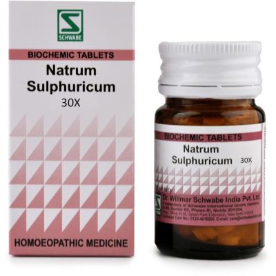 Dr. Willmar Schwabe Natrum Sulphuricum 30X Tablet 20 gm