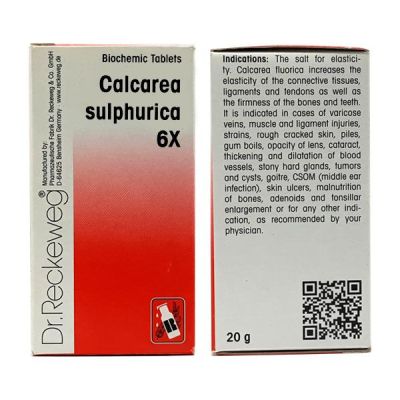 Dr. Reckeweg Calcarea Sulphurica 6X Tablet 20 gm