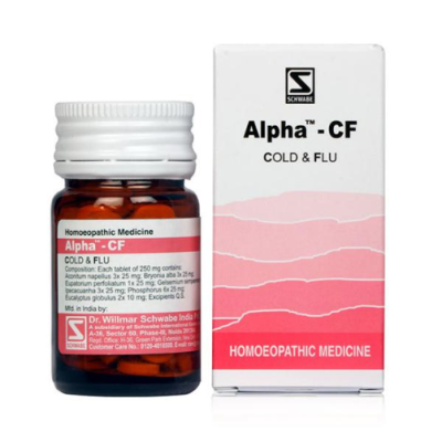 Dr. Willmar Schwabe Alpha - Cold and Flu Tablet 20 gm