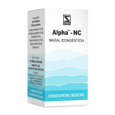 Dr. Willmar Schwabe Alpha - Nasal Congestion Tablet 20 gm